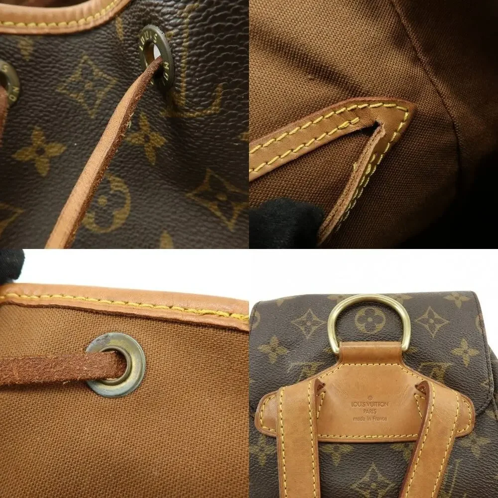 Louis Vuitton Monogram Montsouris MM Backpack Brown